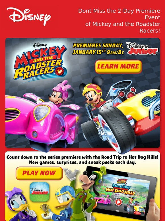 Disney Cruise Line: Mickey and the Roadster Racers 2-Day Premiere Event ...