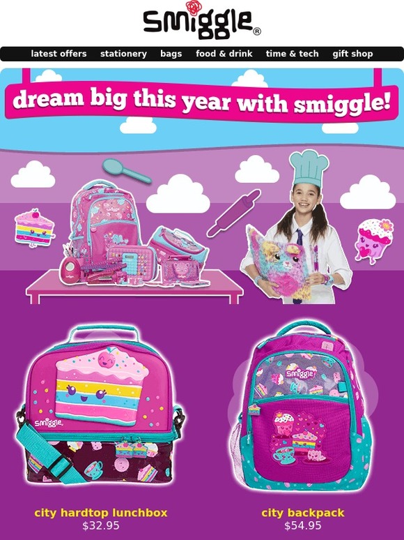 smiggle dream big backpack