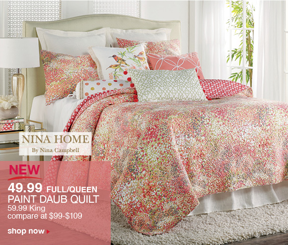 Nina Campbell Quilt Set "Finley" from SteinMart - quilt