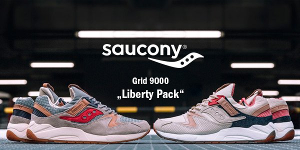 saucony grid 9000 liberty pack grey