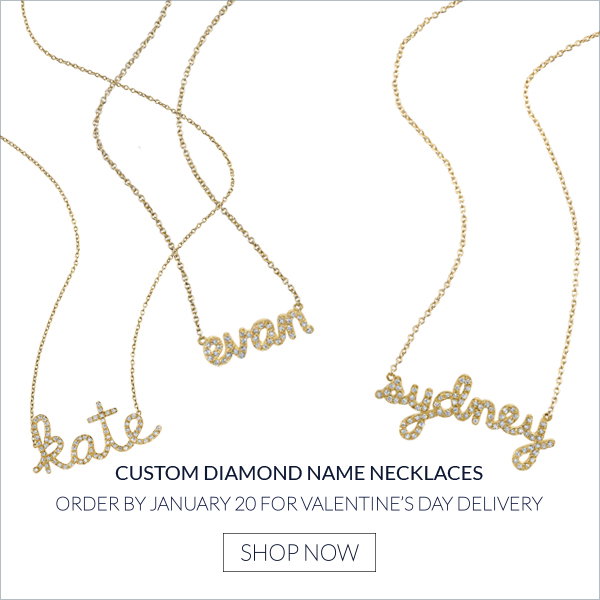 Diamond Name Necklaces 