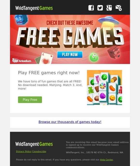WildTangent Games: Play FREE! Play NOW! Web games! | Milled