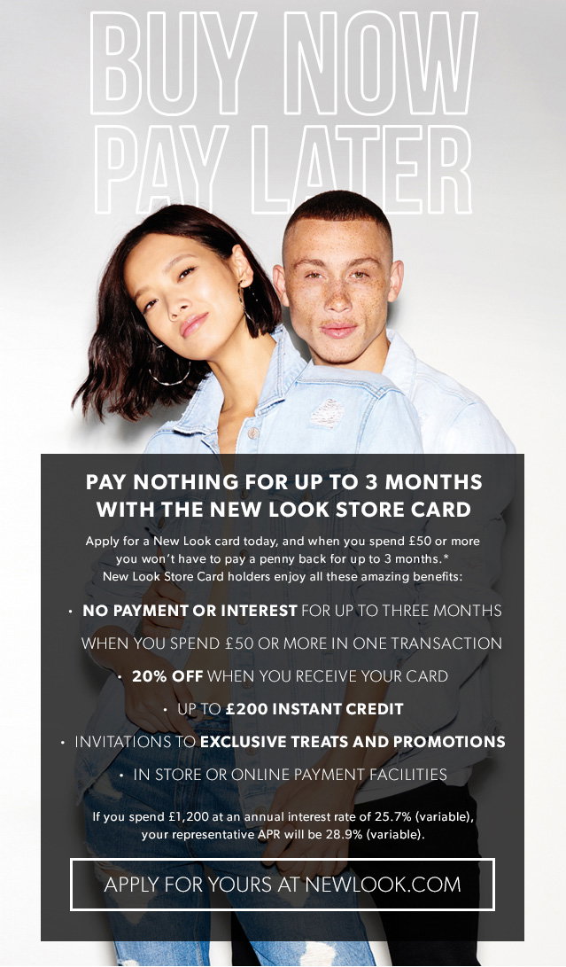 BUY NOW PAY LATER