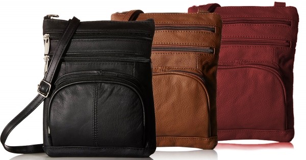 ultra soft genuine leather crossbody bag
