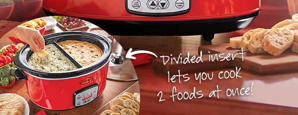 Ginny's: Our New Divided Slow Cooker is Party-Perfect