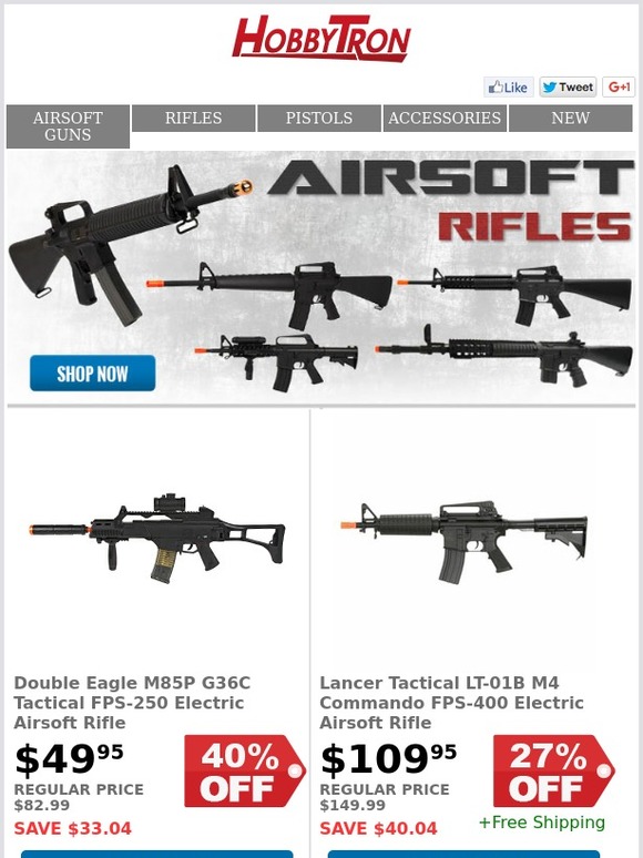 Electric Airsoft Rifle Weekend Sale Save 58 Milled