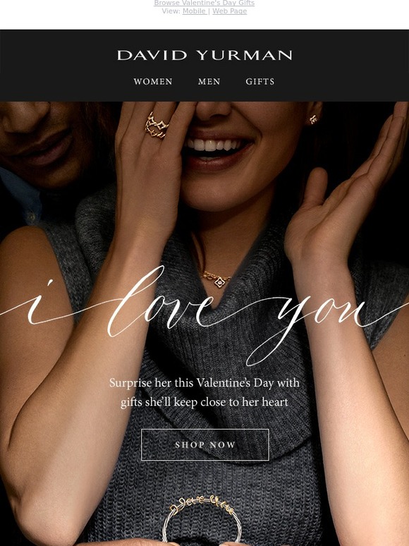 David Yurman Valentine's Day Gifts to Ask For Milled