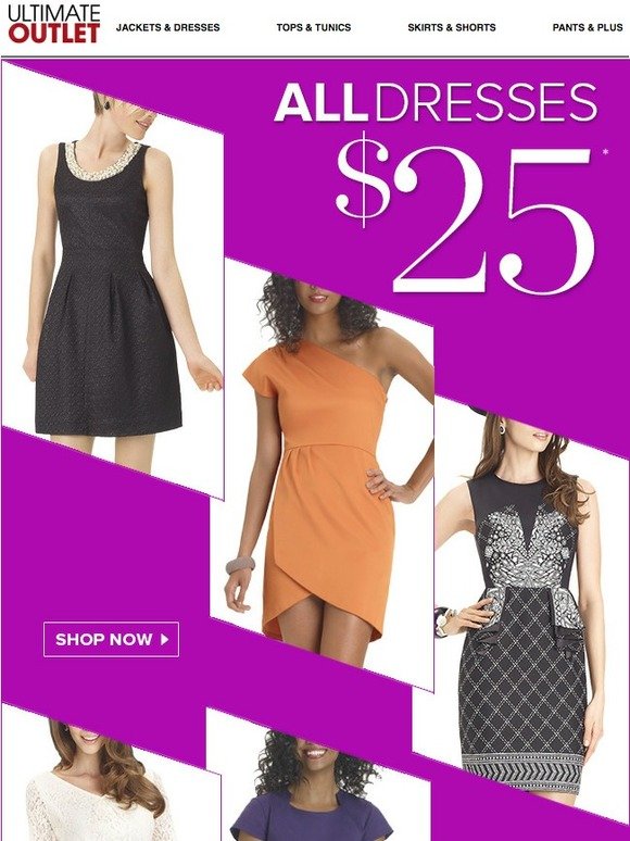 All Dresses Just $25!