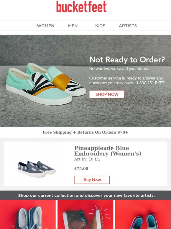 Bucketfeet Did these Bucketfeet catch your eye? Milled