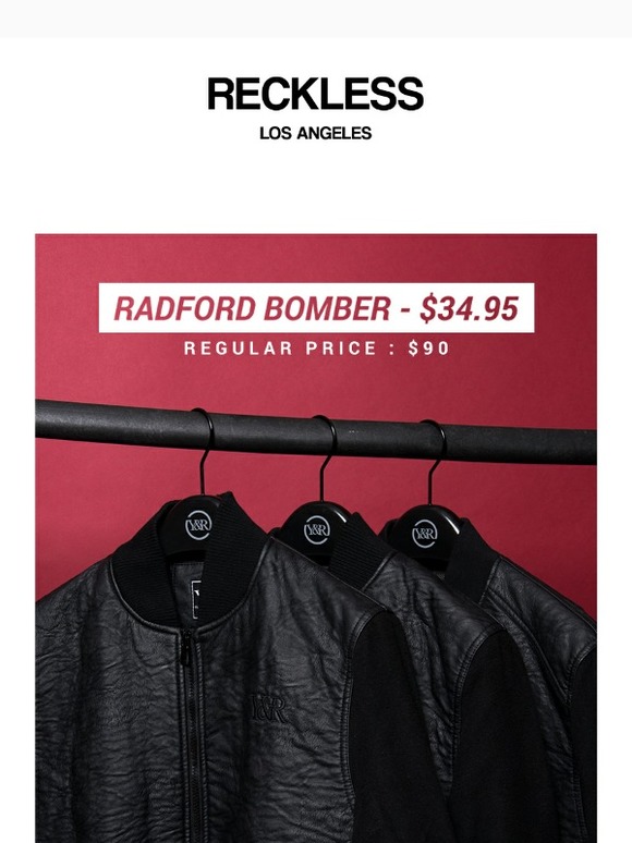 young and reckless bomber jacket
