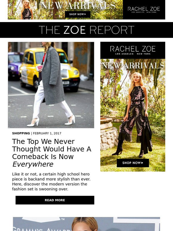 The Zoe Report The Top We Never Thought We'd See Again Is Now