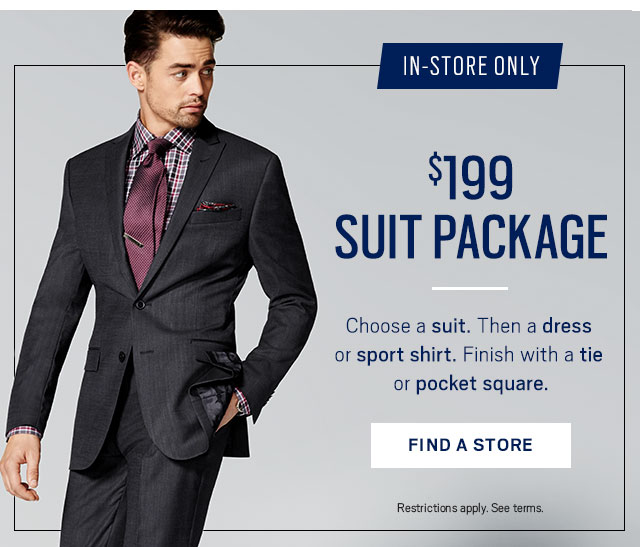 Men S Wearhouse Score A Suit Shirt Tie For Only 199 More On Sale Milled