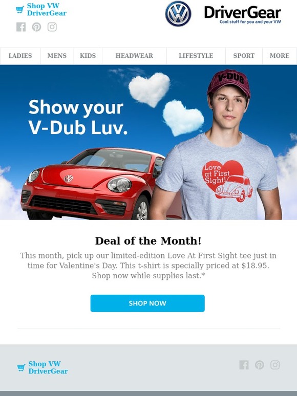Limited-edition gear just-in-time for Valentine's Day