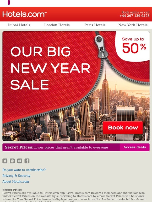 There’s still time to grab a bargain! Unzip great savings now