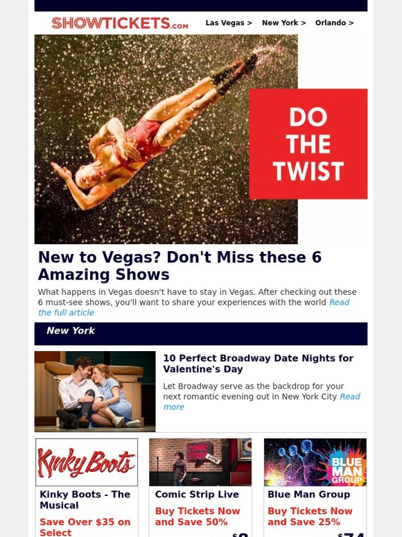 6 MustSee Vegas Shows for FirstTime Visitors Milled