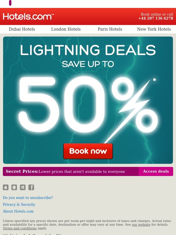⚡ Lightning deals ⚡ Save up to 50%