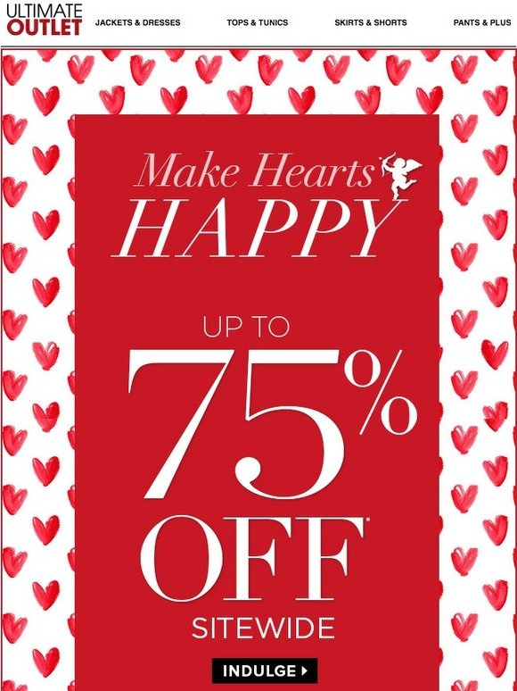 Make Hearts Happy: Up To 75% Off Sitewide
