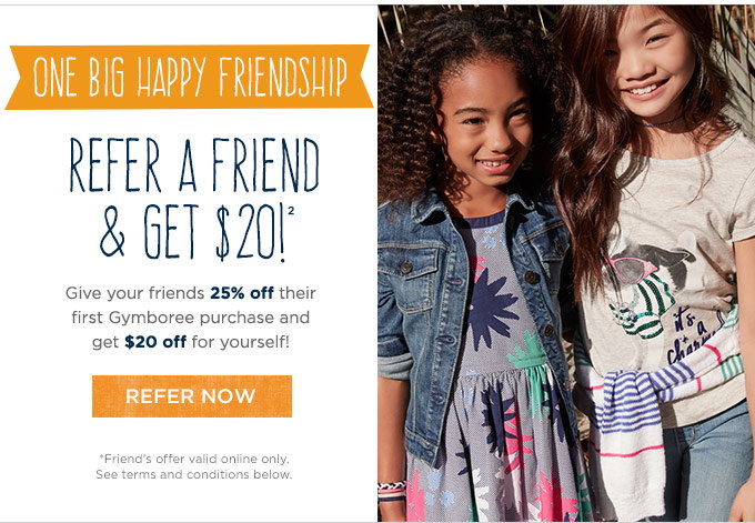 Gymboree: Refer a Friend & Get $20 | Milled
