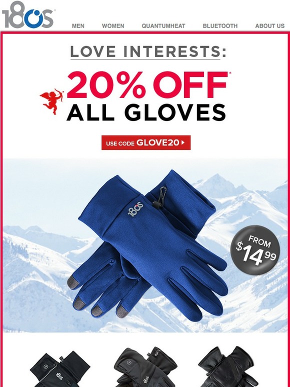 Glove Love! Extra 20% All Gloves
