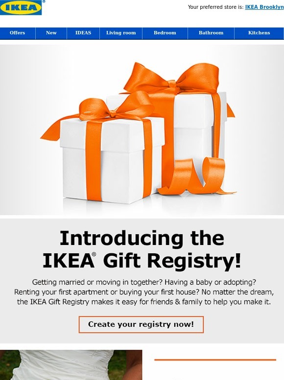 IKEA Good news, The IKEA Gift Registry is here Milled
