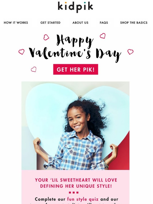 Kidpik Wishes You A Happy Valentine's Day!