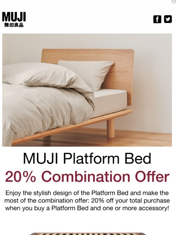 MUJI USA Your dream MUJI bed with 20 off! Milled