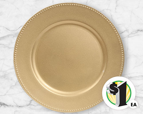 Classic Gold Charger Plates