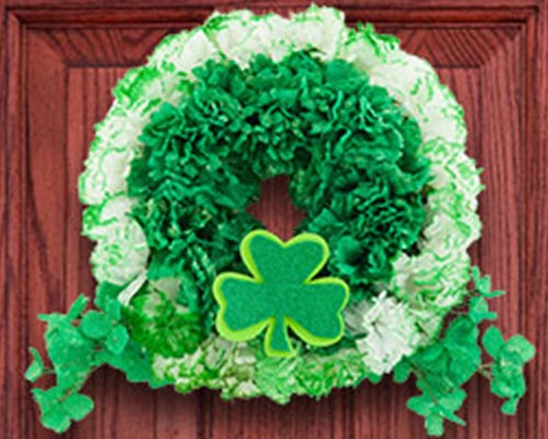 DIY St. Patrick's Day Wreath Blog