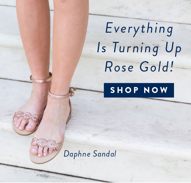 jack rogers rose gold