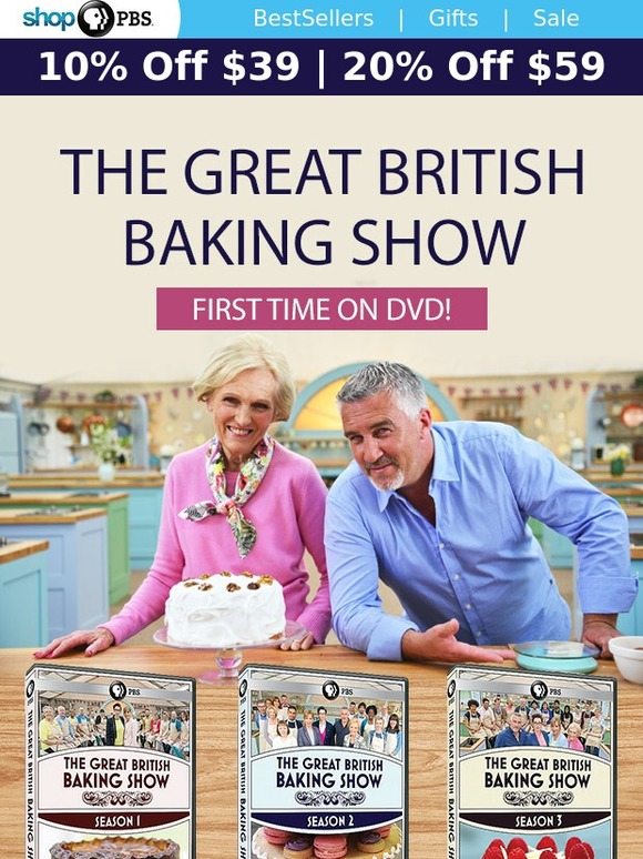 ShopPBS.org: The Great British Baking Show - Now On DVD! Save Up to 20% ...