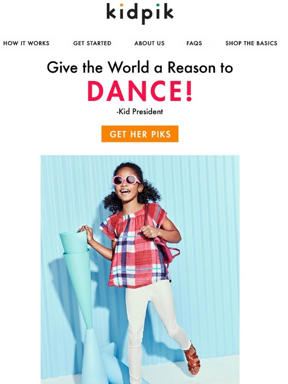 Give the world a reason to DANCE!