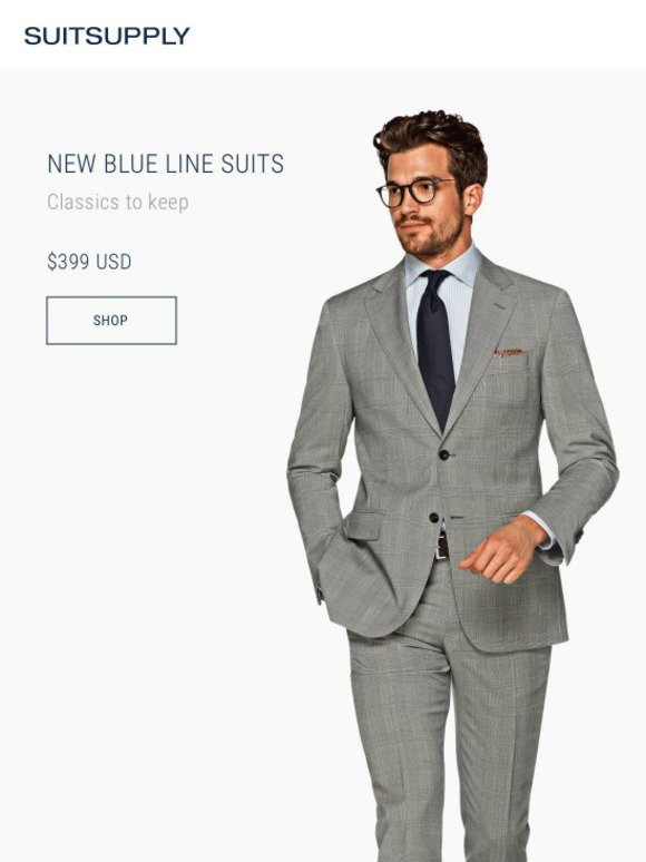 SUITSUPPLY: New Blue Line Suits | Milled