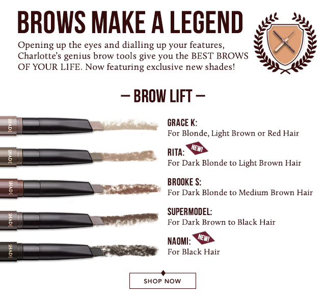 charlotte tilbury brow lift supermodel