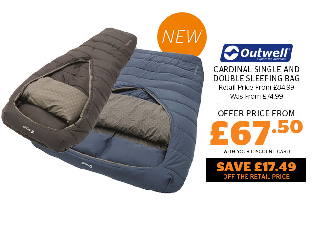 outwell cardinal double sleeping bag