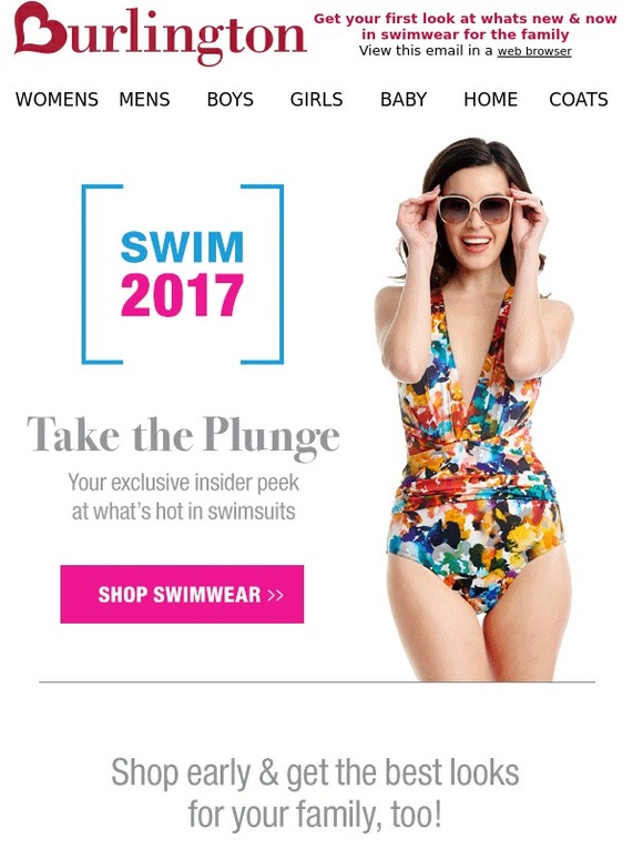Burlington Coat Factory It’s here your VIP Swimsuit Preview 👙 Milled