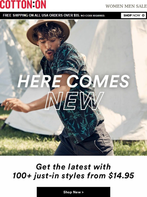 Cotton On: Incoming! New arrivals | Milled