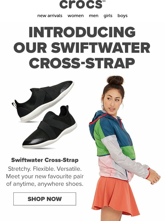 crocs swiftwater cross strap
