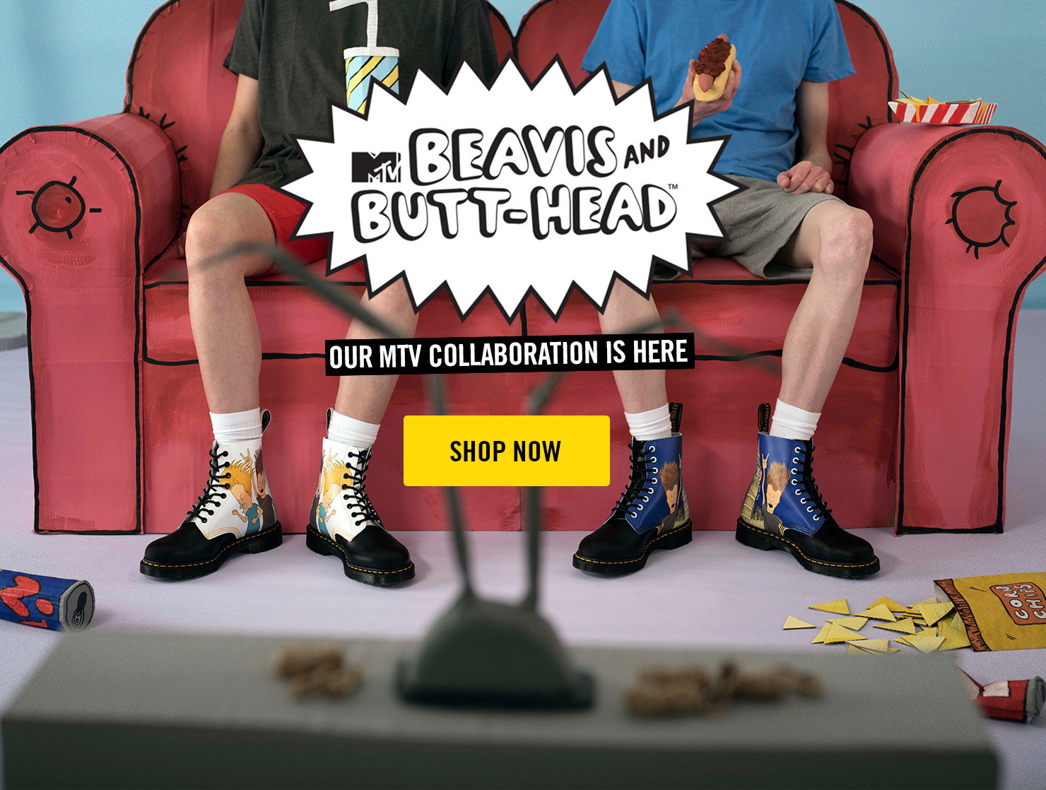 Dr. Martens: The Beavis & Butt-Head collection is here | Milled