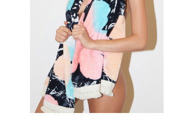 Girl with towel