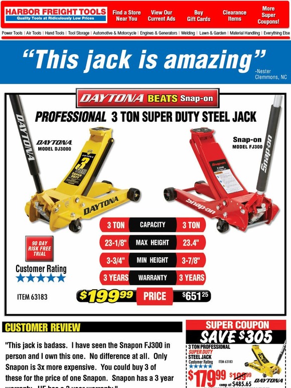 Harbor Freight Tools Harbor Freight Beats Snapon Milled