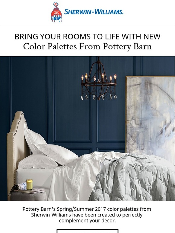 Sherwin Williams Home New Pottery Barn color palettes are here PLUS 30
