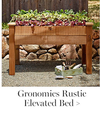 Gronomics Rustic Elevated Bed