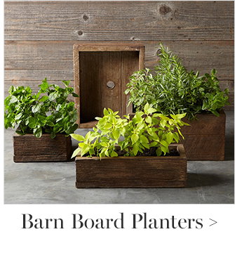 Barn Board Planters