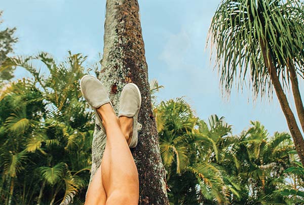Sanuk Women's Bianca Lux Lace-Up Sneaker - Metallic Animal Print Suede, Yoga Mat Footbed, Comfort Casual Shoes - View #2