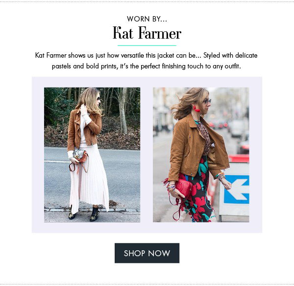 WORN BY...KAT FARMER 