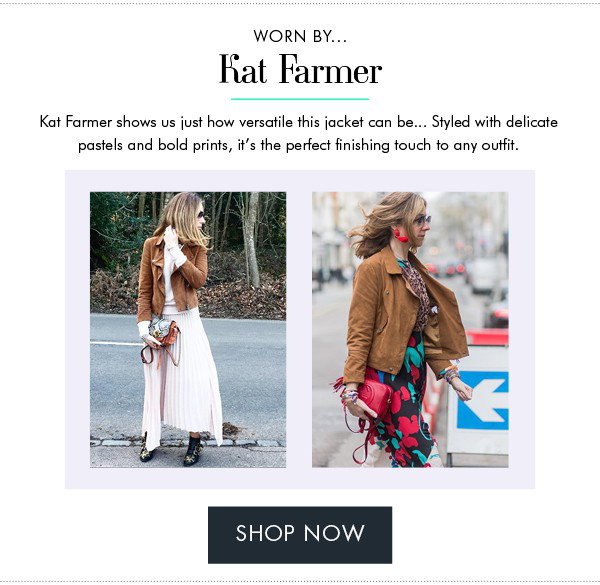 WORN BY...KAT FARMER 