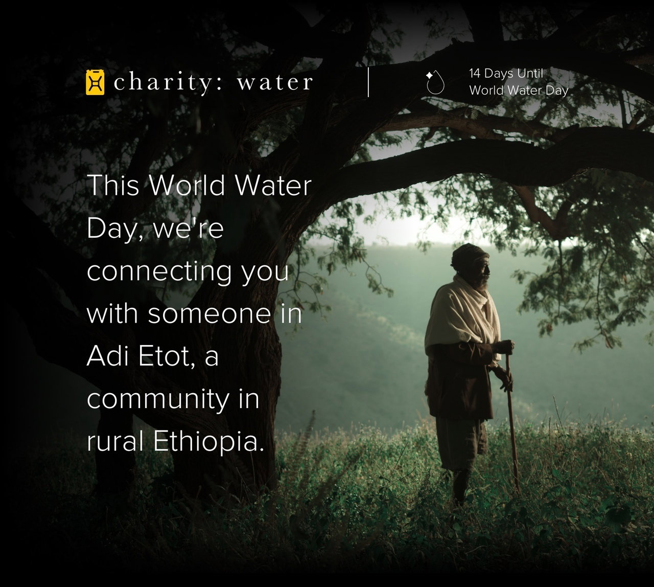 This World Water Day, we're connecting you with someone in Adi Etot, a community in rural Ethiopia. 