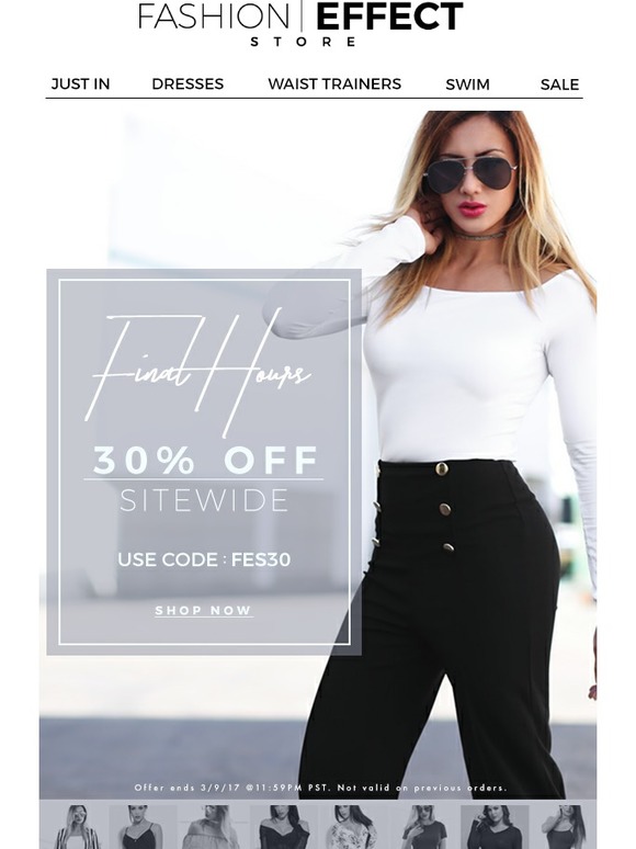 Fashion Effect Store: 30%OFF Sitewide Extended! | Milled