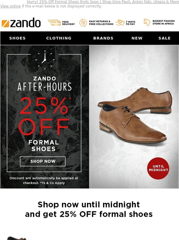 zando formal shoes