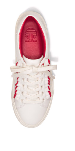 Tory Burch: It's finally here: the ruffle sneaker | Milled